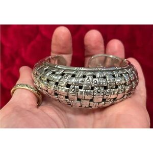 John Hardy Silver Intricate Woven Bracelet